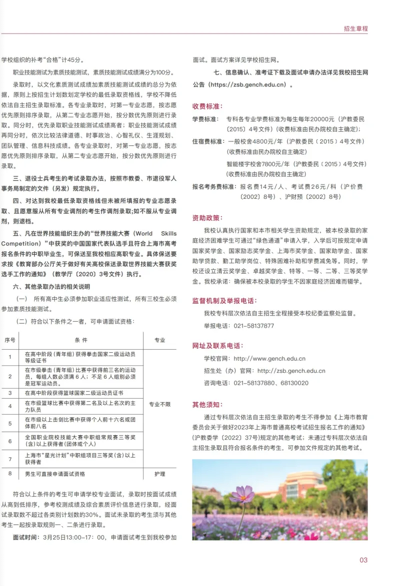 上海建橋?qū)W院2023?？埔婪ㄗ灾髡猩鷪?bào)考指南